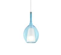 Ideallux Ideal Lux Lampada a sospensione Kalique 2, blu, Ø 18 cm, plastica Ideallux