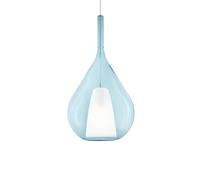 Kalique sp1-3 d28 azzurro lampada a sospensione E27 AZZURRO
