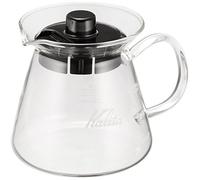 Kalita Server da Caffè 300 ml in Vetro Termoresistente, Serie Wave #31253