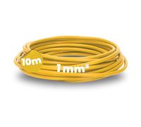 Kalitec 10m Cavo H05V-K 1 mm² Giallo - Filo Singolo Flessibile in PVC