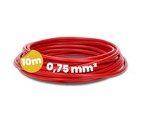 Kalitec 10m H05V-K 0,75 mm² Cavo di Cablaggio Singolo in PVC Rosso