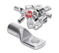 Kalitec 10x Capicorda Tubolari 35mm² M8 - Terminali in Rame Stagnato