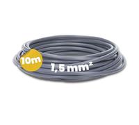 Kalitec Cavo di Cablaggio Flessibile H07V-K, 10m, 1,5 mm², Grigio