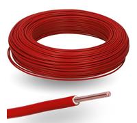 Kalitec Cavo Monopolare H07V-U 1x1,5 mm² - Filo Rigido in Rame Rosso, 10m