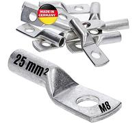 Kalitec DR25-8 - Capicorda pressata a norma DIN 46235, 25 mm², M8, 10 pezzi