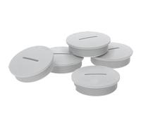Kalitec G4540210 M40, tappi ciechi in plastica, rotondi, colore grigio chiaro, diametro 48 mm, M40, set di tappi ciechi, polvere e impermeabili, IP65