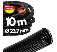 Kalitec - Tubo corrugato chiuso, NW 23, 10 m, non scanalato, tubo di protezione contro le martore, tubo vuoto I protezione cavi AD 28 mm, ID 23,7 mm
