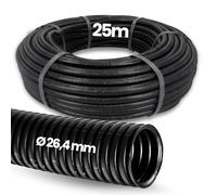 Kalitec - Tubo corrugato chiuso NW 26 I, 25 m, non scanalato, tubo di protezione contro le martore, tubo vuoto I protezione cavi AD 31,3 mm, ID 26,4 mm
