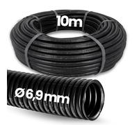 Kalitec Tubo corrugato chiuso NW 7,5 I non scanalato, tubo di protezione per martore, tubo vuoto, protezione per cavi AD 9,9 mm, ID 6,9 mm