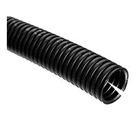 Kalitec - Tubo corrugato scanalato, 25 metri, NW 29, tubo corrugato aperto, protezione per martore, tubo vuoto, protezione per cavi AD 33,9 mm, ID 29,3 mm