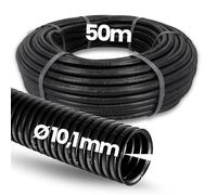 50m Kalitec Tubo Ondulato 10mm Corrugato Fessurati Protettivo Vuoto Cavo Rohr