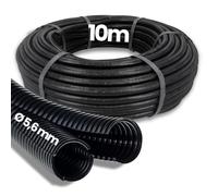 Kalitec Tubo Corrugato Twin NW 7,5 I, in Due Pezzi, Solare, Protezione per Martore e Cavo, Tubo Vuoto, AD 10,3 mm, ID 5,6 mm
