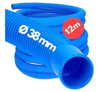 Kalitec - Tubo flessibile per la pompa della piscina, 38 mm, blu, 12 m