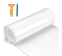 KALIWA Pellicola Protettiva Trasparente per la Vernice, per Auto/Bicicletta/Moto, Pellicola autoadesiva Protettiva per Bordo di carico, Trasparente e Niente Bolle (12cm*100cm)