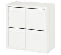 KALLAX Scaffalatura, bianco/Dröna bianco, 77x39x77 cm