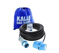 Kalle Das Kabel, Cavo di prolunga CEE, in gomma con giunto a gomito, 230 V, H07RN-F 3 G, 2,5 mm²