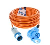 KALLE DAS KABEL Estensione CEE Kalle Blue Signal 2,5 mm² angolare industriale BAU barca donna campeggio tubo premium 15 metri