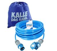 KALLE IL Prolunga CEE 230 V H07BQ-F 3G 2,5 mm² Cavo di qualità superiore per industria, edilizia, barca, donna, campeggio, con 15 anni di garanzia 50 metri