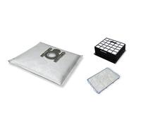 Kallefornia K28 - 10 sacchetti per aspirapolvere + filtro HEPA + filtro di protezione motore per Siemens VS06 synchropower VS06B1110
