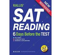 Kallis KALLIS' SAT Reading - 6 Days Before the Test (Tascabile)