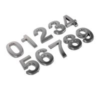 KALLORY 10 Pezzi Numeri Porta in Plastica Stereoscopici Moderni per Uso Interno Design Pulito e Facile da Rimuovere per Segnaletica Indirizzo Casa Hotel
