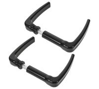 KALLORY 2 Pezzi Maniglia Intemperie Ferro in Stile da per Nero Cancello e Giardino Europeo Resistenza alle Compatibilità Versatile per Cancelli Esterni e Porte da Fienile