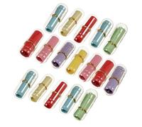 KALLORY 50 Pezzi Bottiglie di Plastica Piccole per Decorazione e, per Scrap-booking come Bomboniere Originali Colore