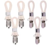 KALLORY 6pezzi Clip Asciugamani da Bagno e Cucina in Metallo Antiruggine Fermagli Resistenti per Strofinacci e Teli da Mare Clip Appendi Tovaglioli con Presa Forte per Uso Versatile