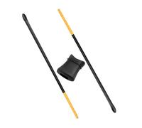 KALLORY Bacchette da Cucina in Silicone Extra Lunghe senza Sbavature, Resistenti al Calore, per Mangiare Hot Pot in Famiglia, 1 Paio Riutilizzabili e Lavabili