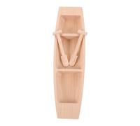 KALLORY Barca in Legno Miniatura Decorativa a Forma di Barca con Pagaia, Set da 1 Pezzo, Stile Rustico e Creativa per Caffetteria o Sala da Pranzo