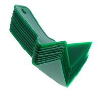 KALLORY Cazzuole Angolari Stabilità in Plastica Verde Set 10 Strumento Efficiente per Rifinitura Angoli per Cartongesso e Miglioramento Casa