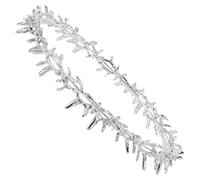 KALLORY Corona di Metallo Argento per Feste Rinascimentali e Matrimoni, Design Unisex Versatile e Stile Distintivo per Uomini e Donne