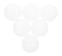 KALLORY Diffusori Testa Piatta per Lampade LED 6 Pezzi Piastre Bianche in PC Mezza Forma Coperture Antiappannamento per Illuminazione Versatile in Ambienti Interni