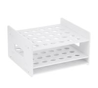 KALLORY Espositore in Legno per Forbici 30 Fori, Porta Forbici e Organizer per Lavoretti, per Scrivania di Insegnanti e Ragazzo Ragazza