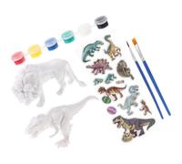 KALLORY Giocattolo di Dinosauri da Colorare 2 Set in Vinile per Bambini