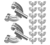 KALLORY Kit 20 Pezzi Tiranti per Grancassa in Metallo, Accessori Hardware per Batteria, Montaggio Facile per Spettacoli Vari