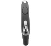 KALLORY Maniglia Design Ergonomico di Ricambio per Valigia da Viaggio in Plastico Nero e Installazione a Vite per Sostituzione Barra Telescopica Regolabile