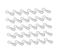 KALLORY Pendenti a Goccia ed Estensore Decorativo 1000 Pezzi in Lega Argento Catena Robusta per Fai da Te per Bracciali e Orecchini