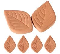 KALLORY Salvazucchero Set 6 per Zucchero di Canna Forma di Ammorbidente Riutilizzabile Set 6 in Terracotta Forma di per Contenitori per Alimenti