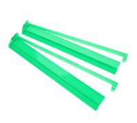 KALLORY Set 2 Rastrelliere per Mahjong in Plastica Verde, Dimensione Standard 18 Pollici, Design Moderno e Elegante per Giochi da Tavolo Mahjong