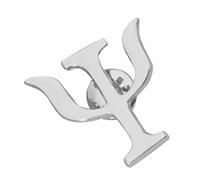 KALLORY Spilla da Colletto Versatile per Maglioni e Borse Psicologica in Lega Argento Design Unico Retrò, Resistente allo Sbiadimento Accessorio per Appassionati di Psicologia