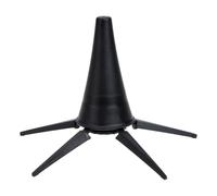 KALLORY Supporto in ABS e Ferro a 5 Gambe e Clarinetto Nero Pieghevole Portatile Antiscivolo per Proteggere lo Strumento Durante Concerti e Prove