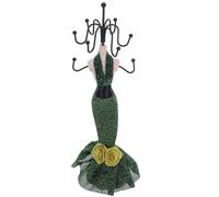 KALLORY Supporto Porta Collane e Espositore Orecchini in Resina e Ferro Stile Principessa Europea Design Multifunzionale per Decorazione Casa e Regalo