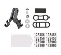 KALLORY Supporto Torcia Bici in Silicone Nero Clip Stabile e Design Rotante, Portaoggetti per Bici da Corsa per Ciclismo Affidabile e Pratico