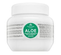Kallos Cosmetics Aloe Vera maschera rinnovante per i capelli danneggiati 275 ml per Donna