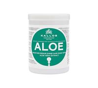 Kallos Cosmetics Aloe Vera maschera rinnovante per i capelli danneggiati 1000 ml per donna