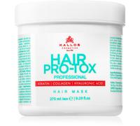 Kallos Hair Pro-Tox maschera per capelli deboli e danneggiati con olio di cocco, acido ialuronico e collagene 275 ml