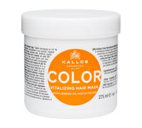 Kallos KJMN Color Maschera per capelli tinti con olio di lino e filtro UV