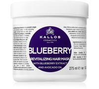 Kallos KJMN Professional Blueberry maschera rivitalizzante per capelli secchi, rovinati e trattati chimicamente 275 ml