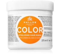 Kallos KJMN Color Maschera per capelli tinti con olio di lino e filtro UV